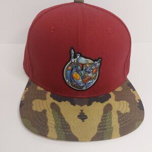 Star Wars Mandalorian Boba Fett Snap Back Hat